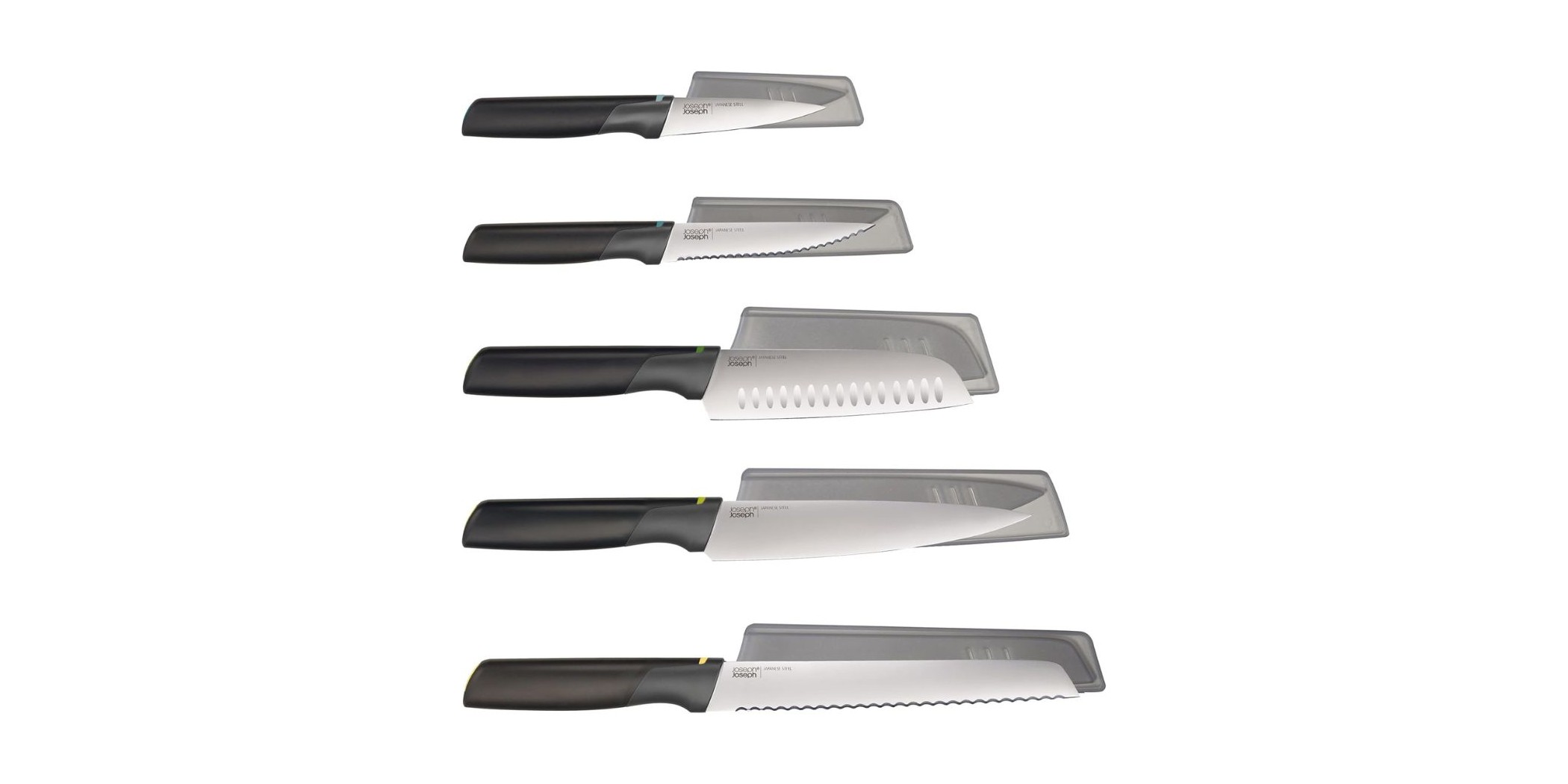 Joseph Joseph Duo 10559-JJ 5Pcs Opal Knife Set Rack "O"