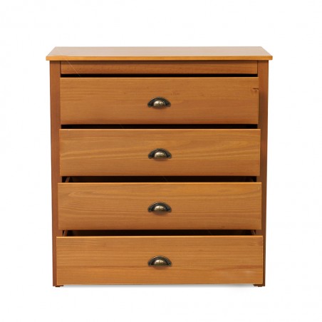 Topazio Chest 4 Drawers Freijo/Solid Wood