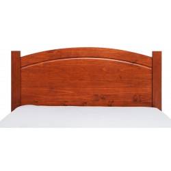 Bronze Bed 140x190 cm Imbuia/Solid Wood