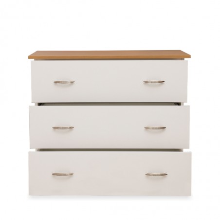 Capella Dressing Table White & Oak