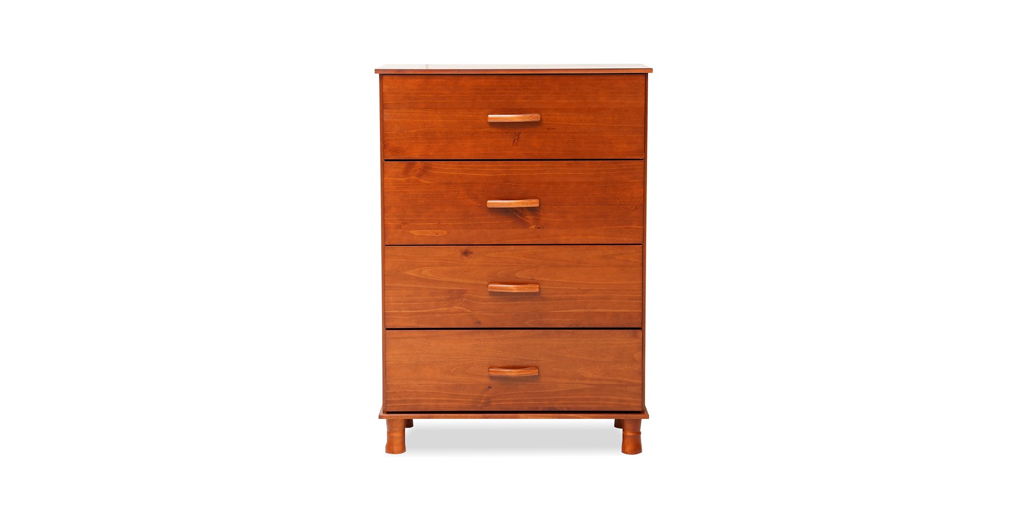 Bronze Chest Of 4 Drawers Imbuia/Solid Wood