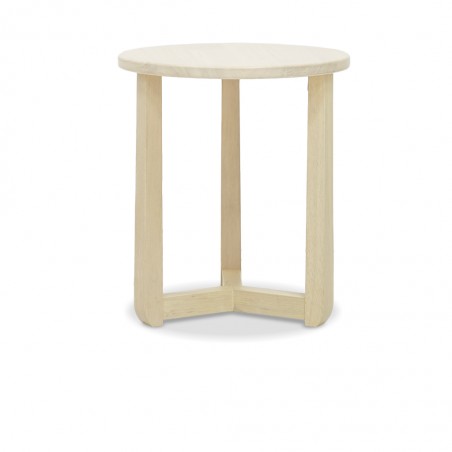 Elton Set of 2 Side Tables Cream Wash
