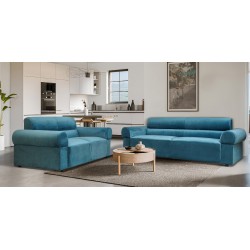 Zenith 3+2 Laurel Fabric Sky Blue