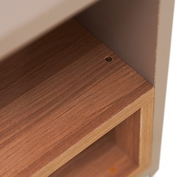 Verdana Side Table Smorkey & Walnut Verdana Side Table Smorkey & Walnut