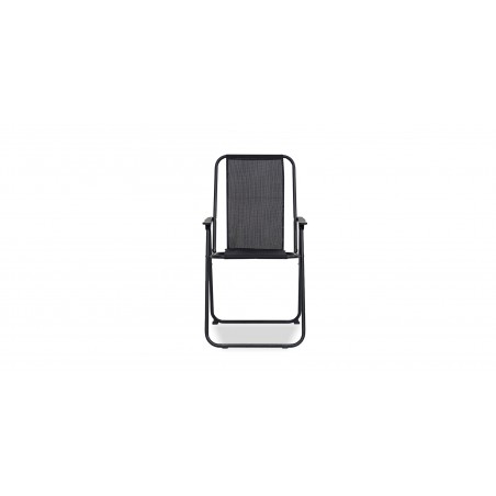 Orson Table & 4 Chairs With Umbrella Black