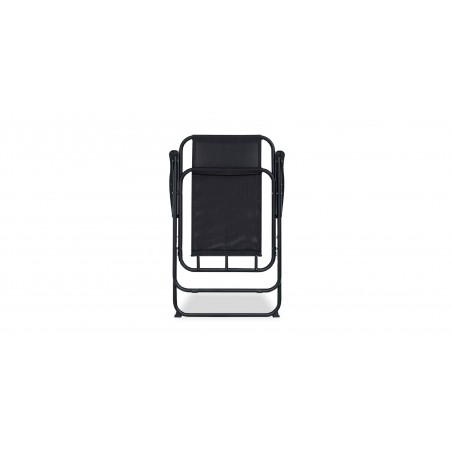 Orson Table & 4 Chairs With Umbrella Black