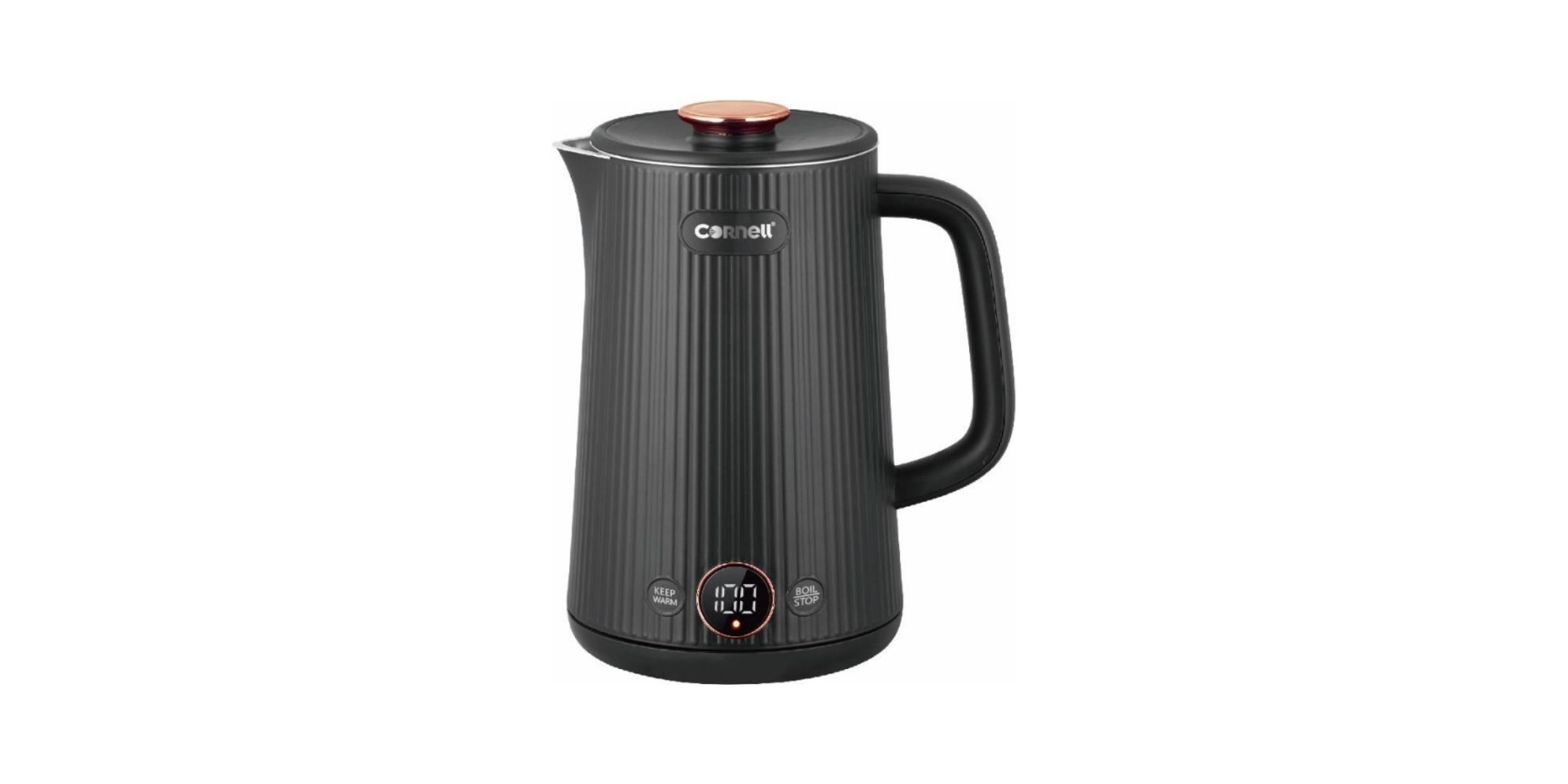 Cornell CJKS07BK 1.7L Black Digital Kettle
