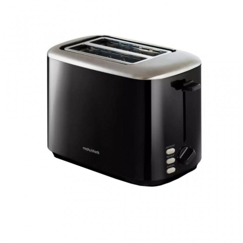 Morphy Richards 222064 Equip 2YW Black 2 Slice Toaster Morphy Richards 222064 Equip 2YW Black 2 Slice Toaster