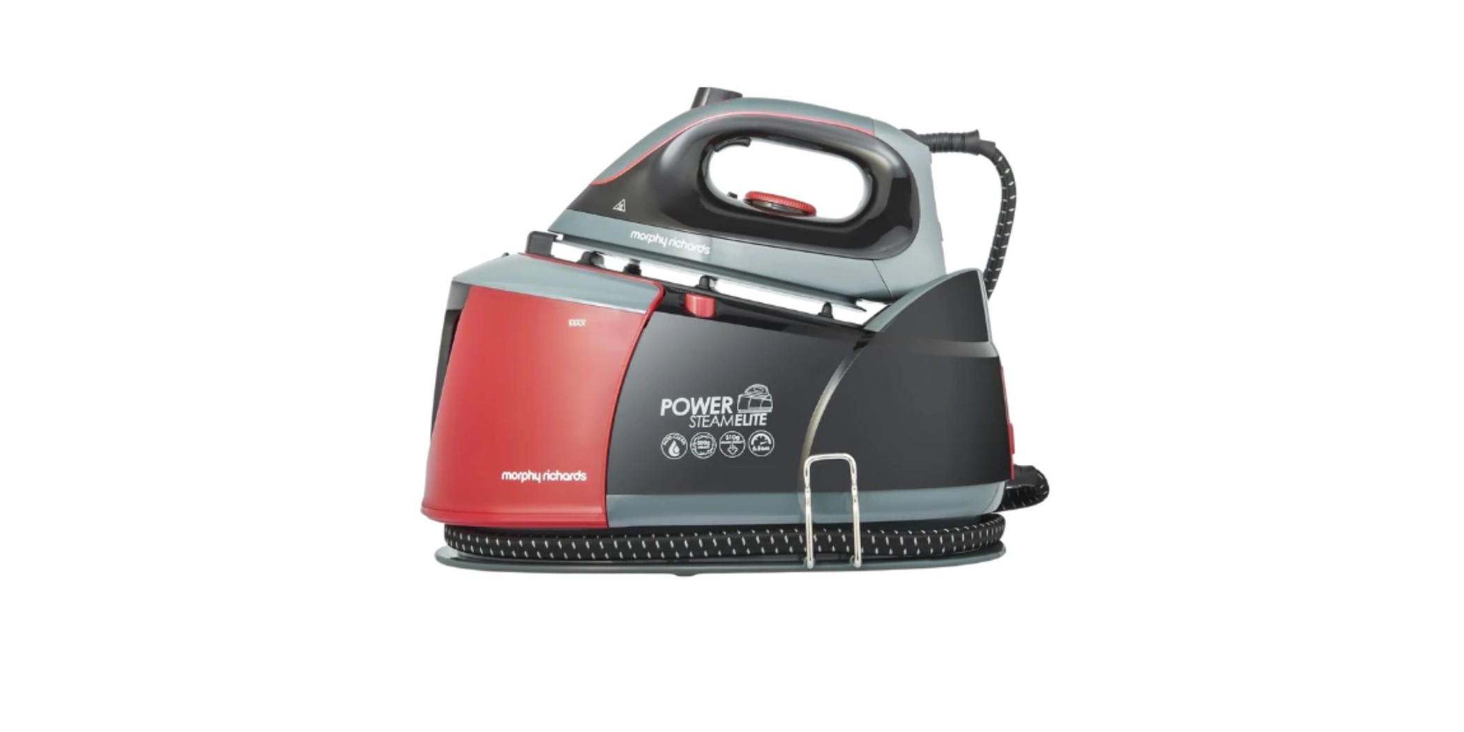 Morphy Richards 332013 Power Steam Elite 2YW Red/Black Steam Station