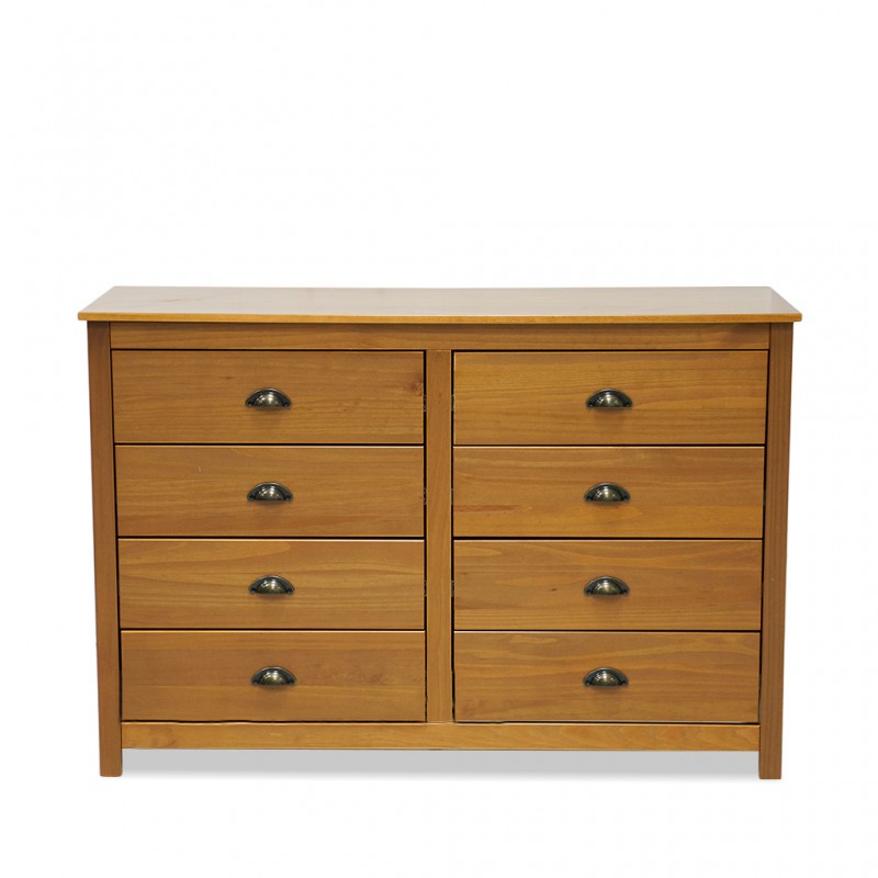 Topazio Chest 8 Drawers Freijo/Solid Wood Topazio Chest 8 Drawers Freijo/Solid Wood