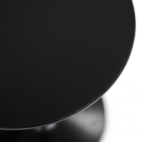 Gladys Side Table Metal & MDF Black