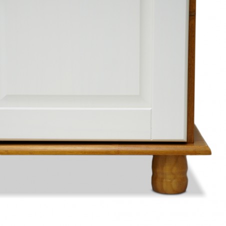 Rubi Hutch Buffet 3+2 Doors Teak/Off White