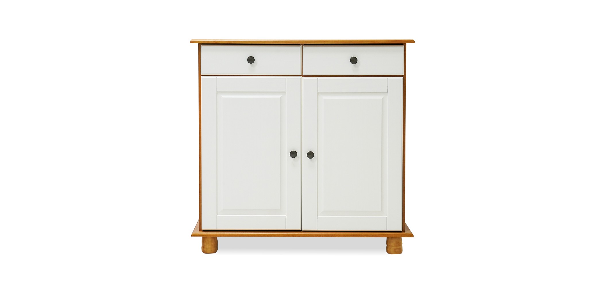 Rubi Buffet 2 Doors & 2 Drawers Teak/Off White