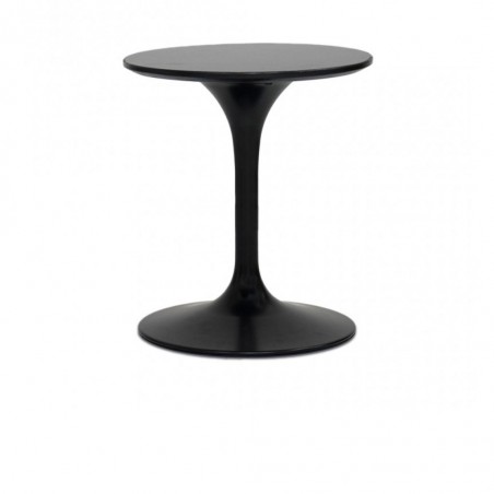 Gladys Side Table Metal & MDF Black