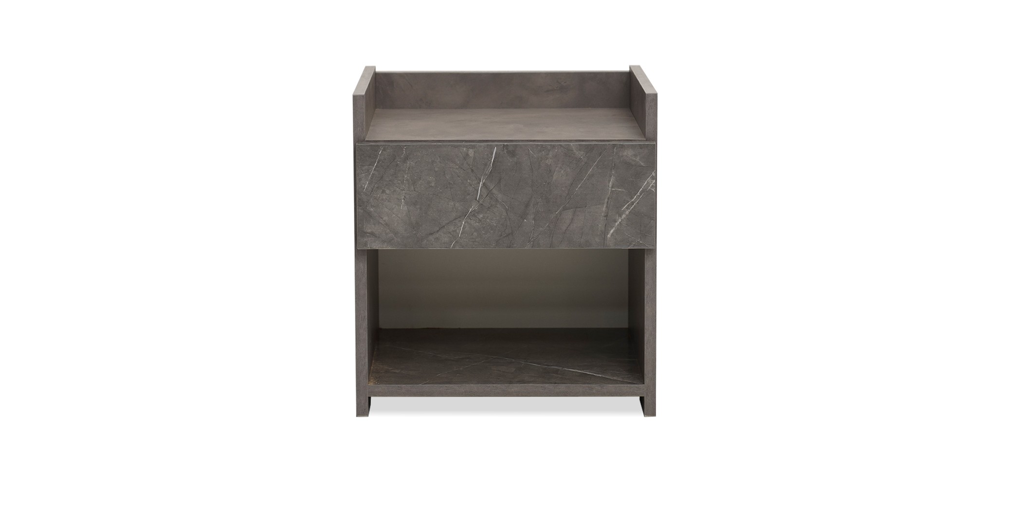 Montale Night Table Dark Ash Glossy & Light Ash