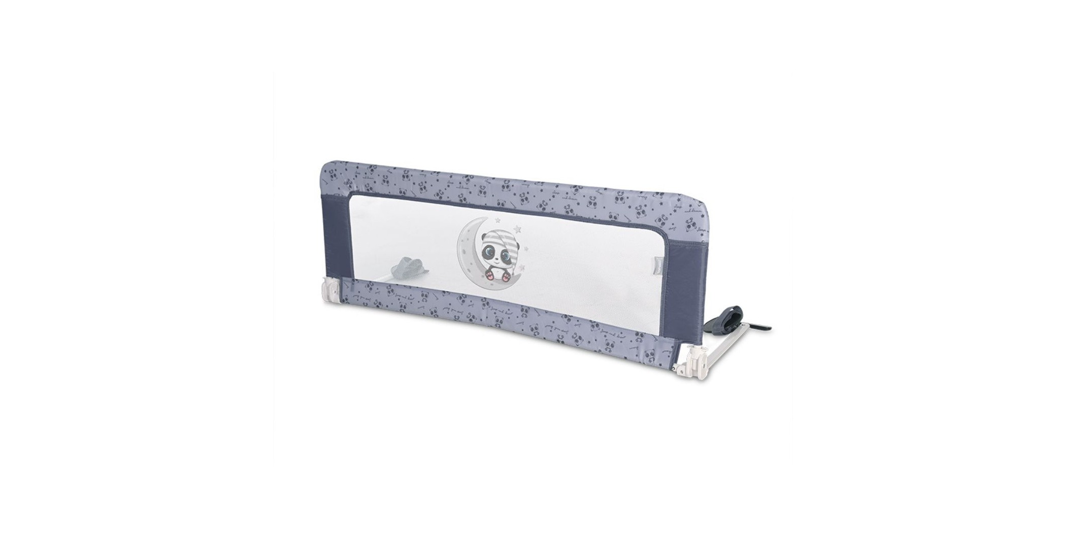 Lorelli Bed Rail Safety Night Cool Grey Pandas 10180032362