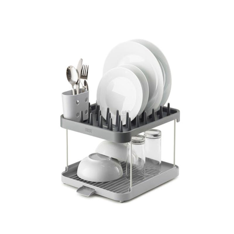 Joseph Joseph Duo 85150-JJ 2-Tier Dish Rack Grey Joseph Joseph Duo 85150-JJ 2-Tier Dish Rack Grey