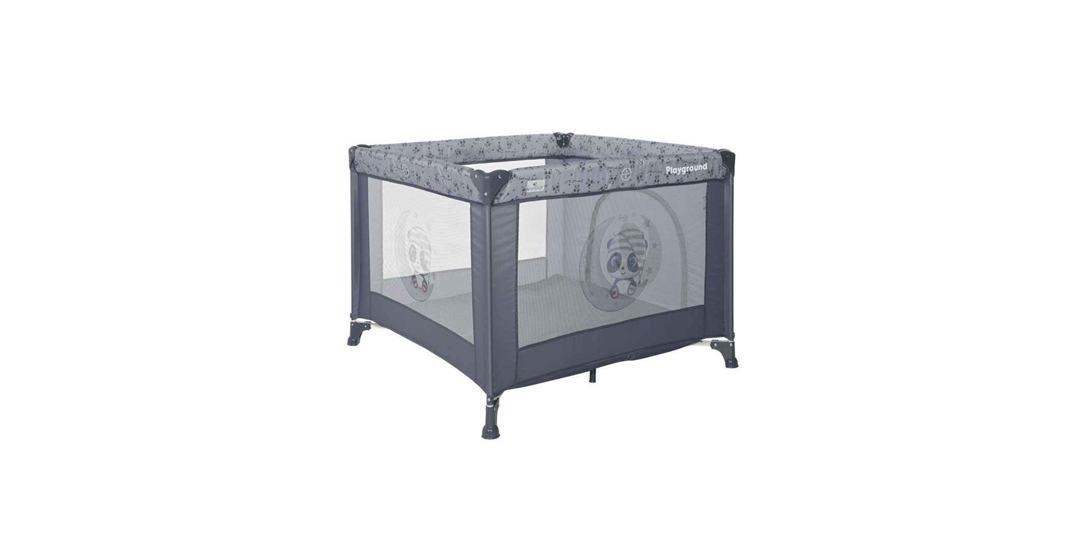 Lorelli Playpen Playground Cool Grey Pandas 10080592362