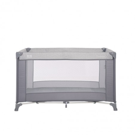 Lorelli Baby Cot Torino 1 Layer Grey Striped 10080452213