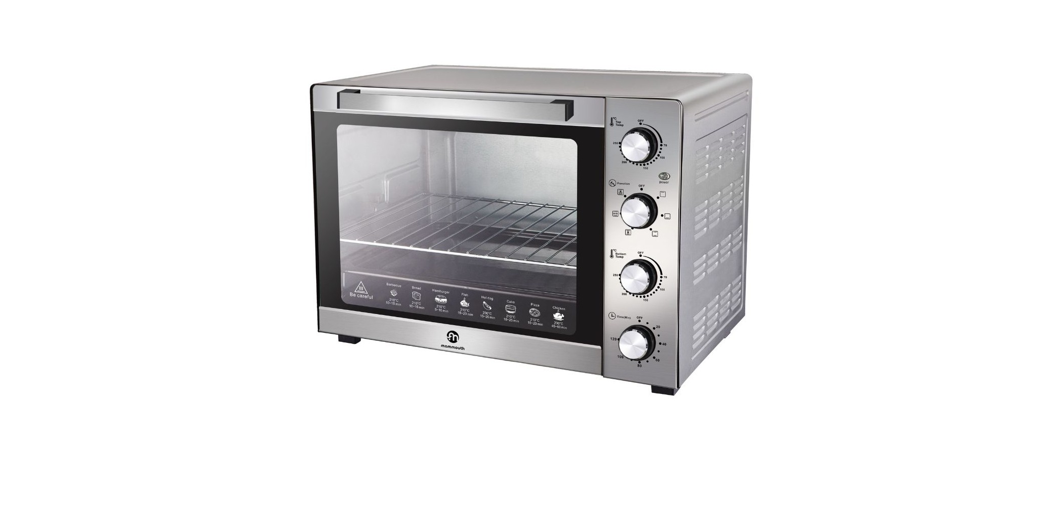 Mammouth EO600CR 60L S/Steel Electric Oven With Rotisserie & Convection Function