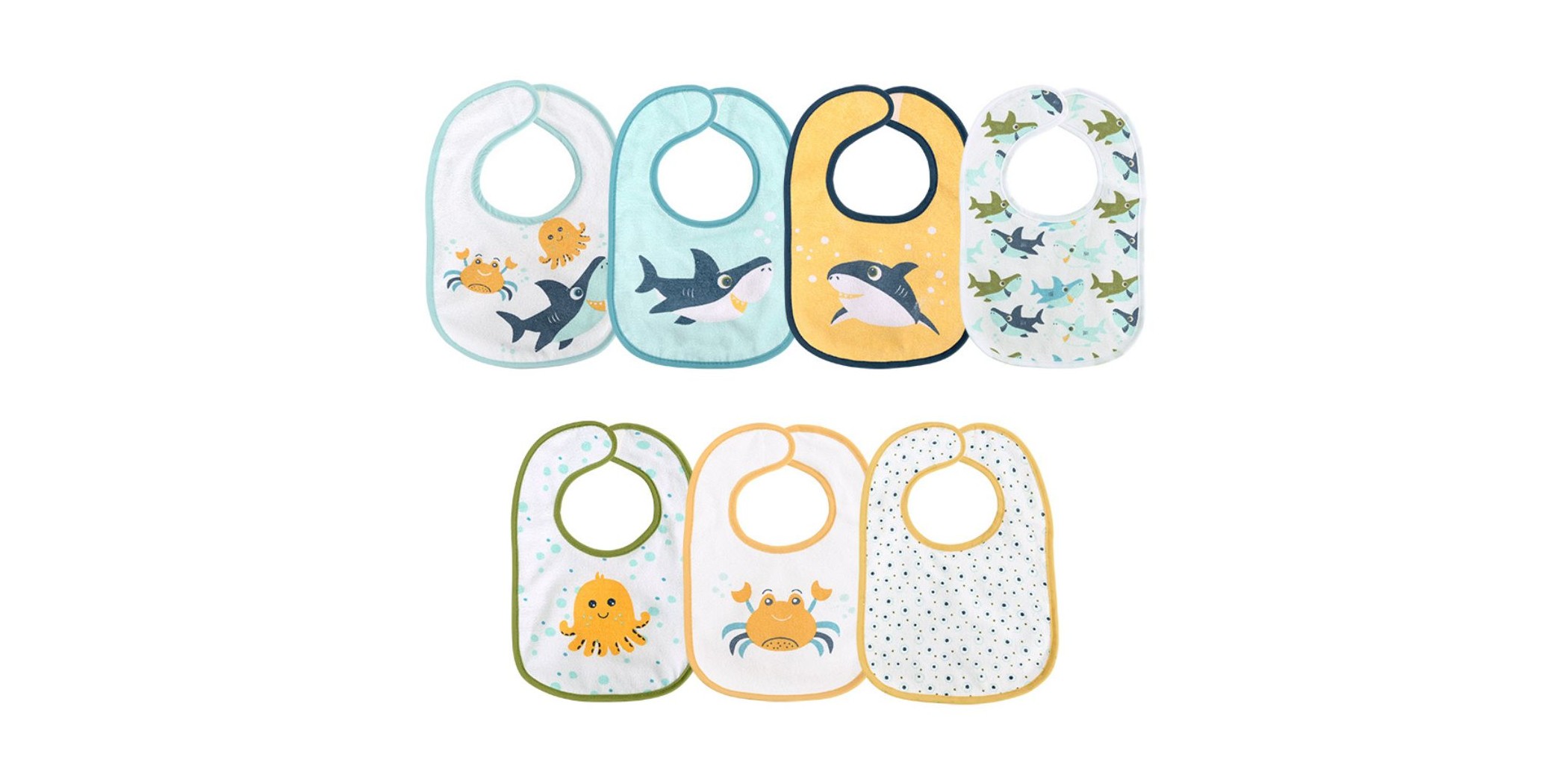 Lorelli Bibs Set 7 Pcs With Velcro Uni 10260240001