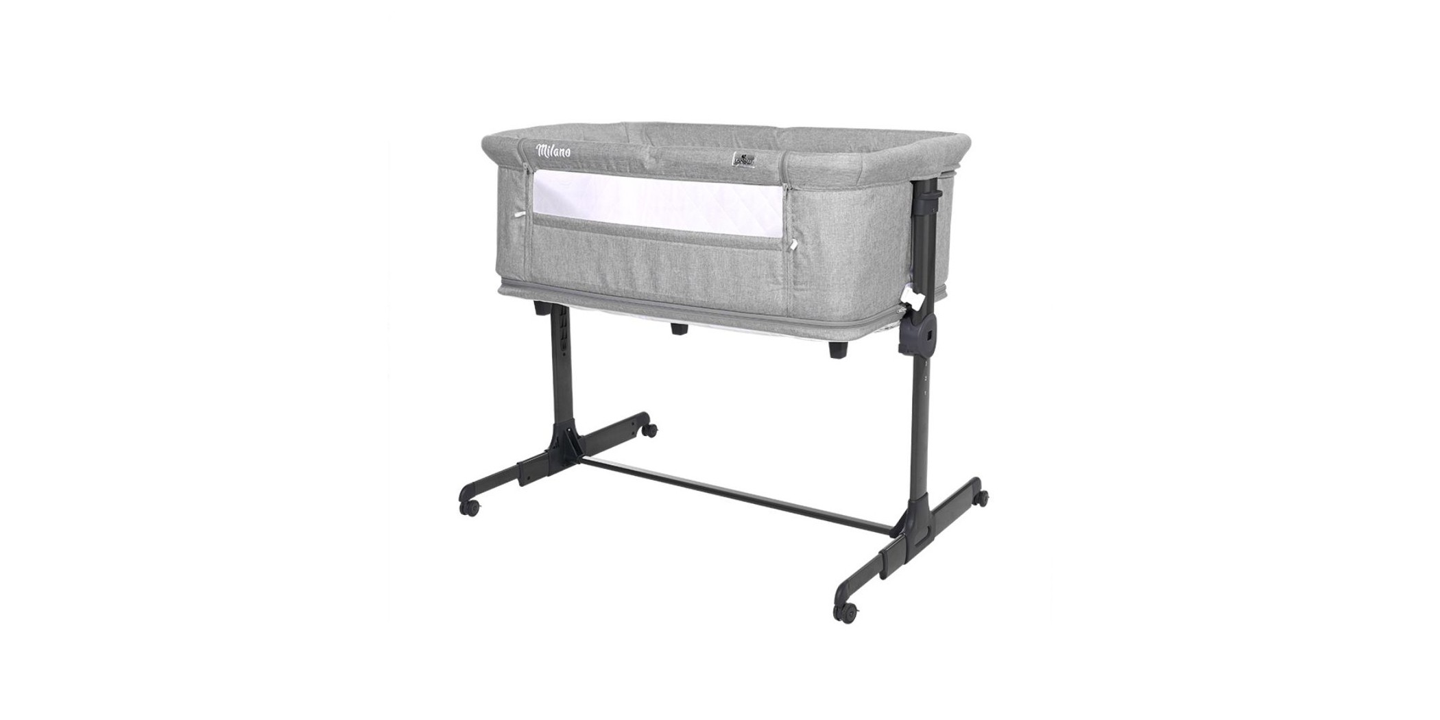 Lorelli Crib Milano 2 In 1 Grey 10080440003