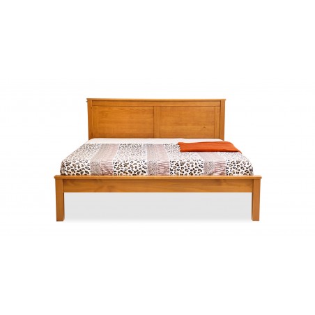 Topazio King Bed 180x200 cm Freijo/Solid Wood