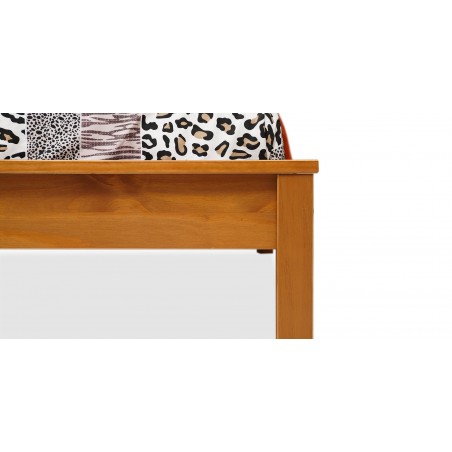 Topazio King Bed 180x200 cm Freijo/Solid Wood