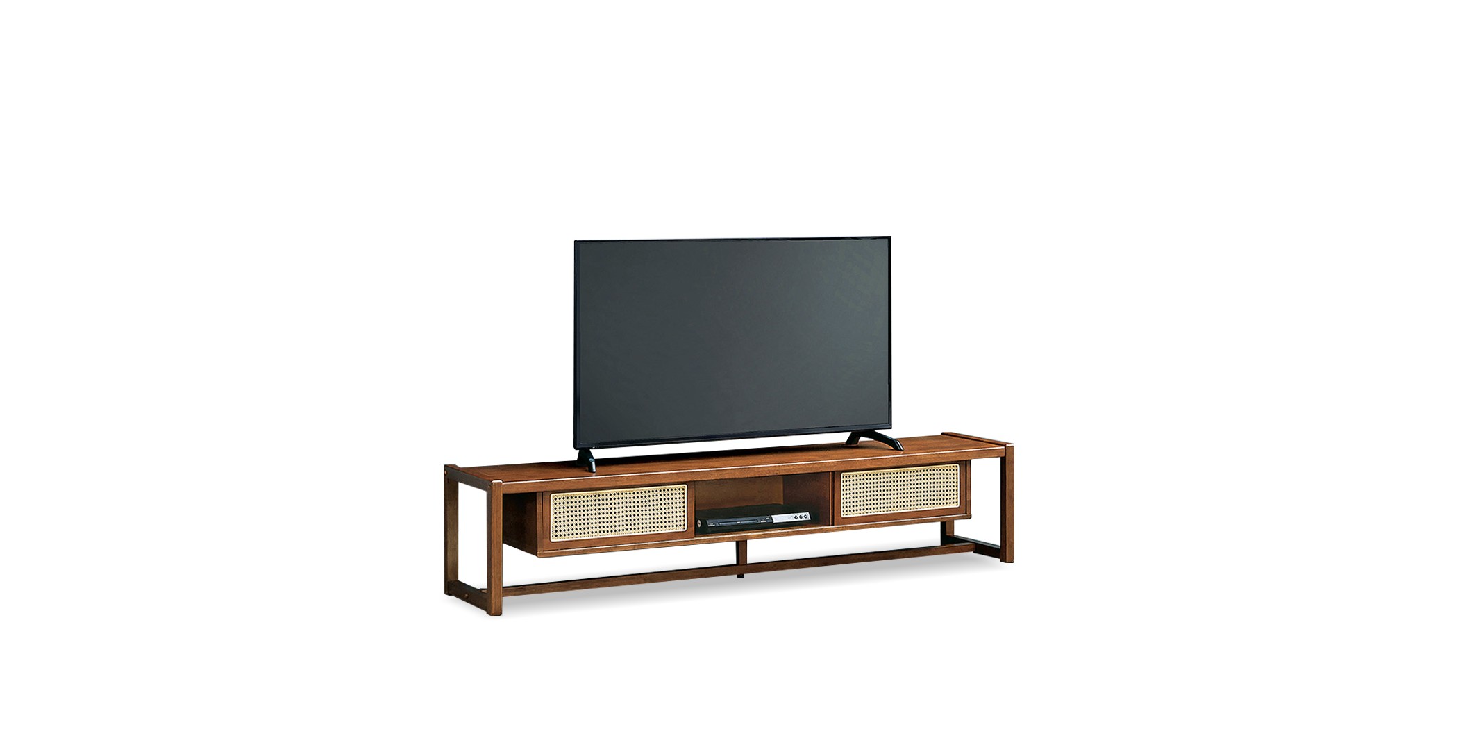 Fennel Low TV Cabinet Walnut