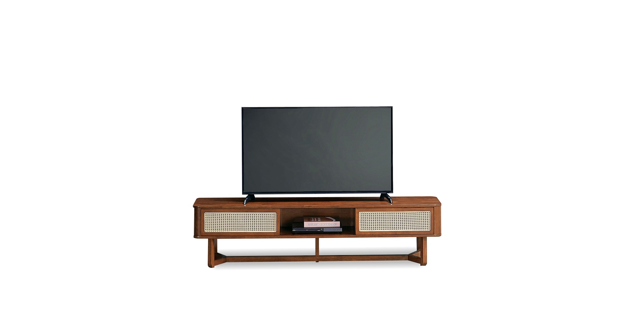 Elsa Low TV Cabinet Walnut
