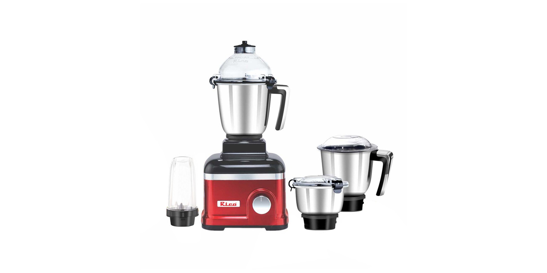 Rico MG2409 1000W Mixer Grinder With 4 Jars 3YW on Motor