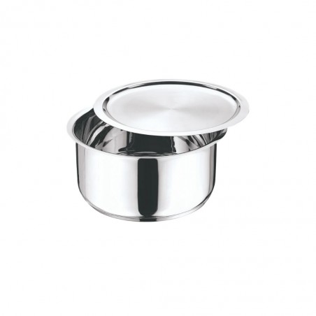 Vinod TPL20 20cm 3L 6.2mm S/S Tope With Lid Induction - 304 Grade