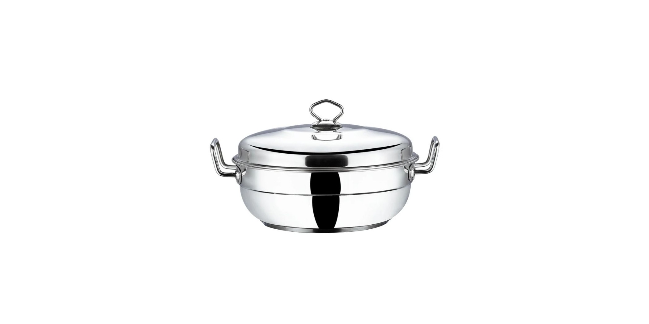 Vinod SSMUKD26 6 Plates 2.5mm Induction Multi Kadai With SS Lid