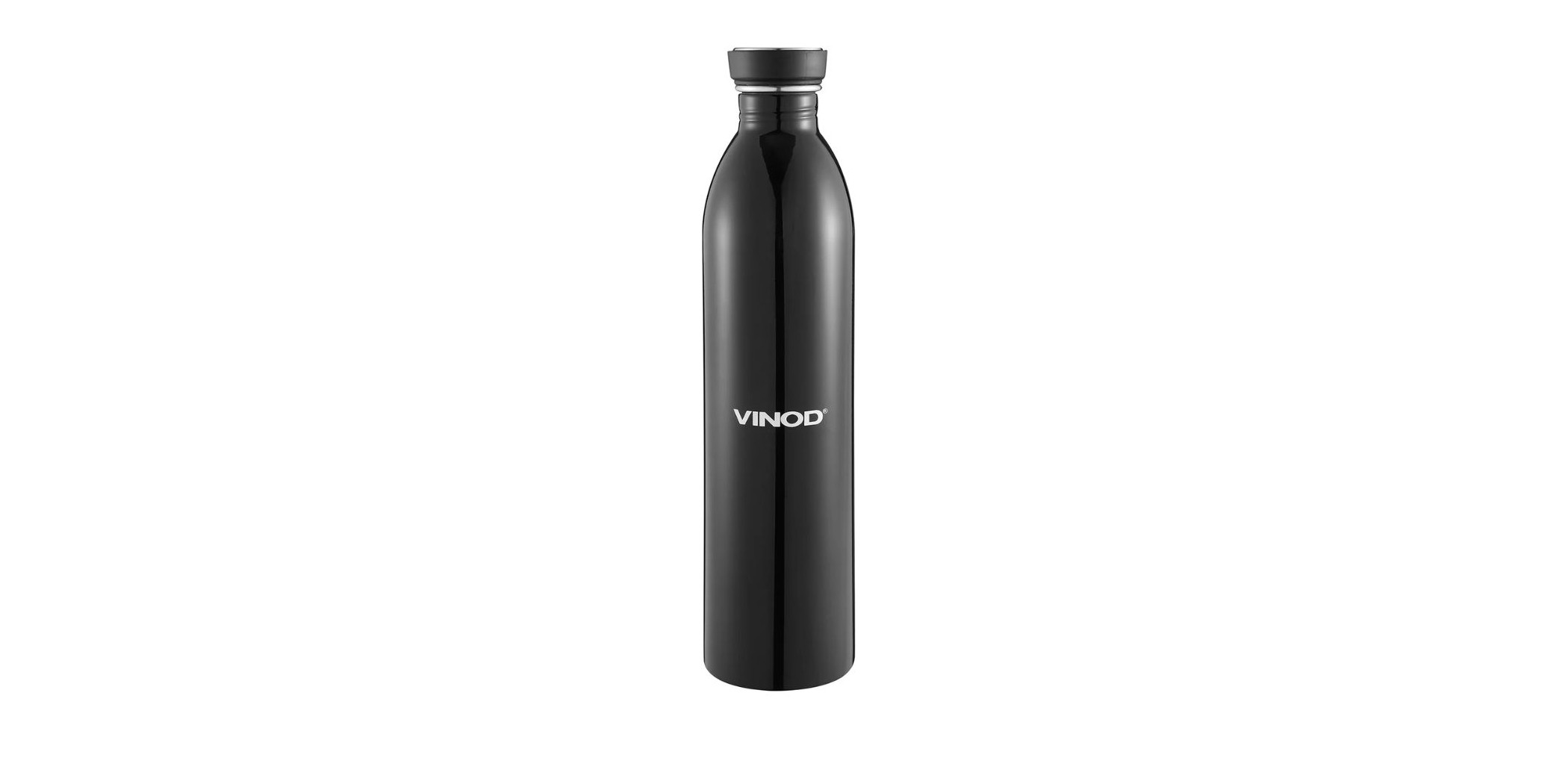 Vinod SPK1000 1000ml Matt Black Gen next Sparkle S/S Bottle
