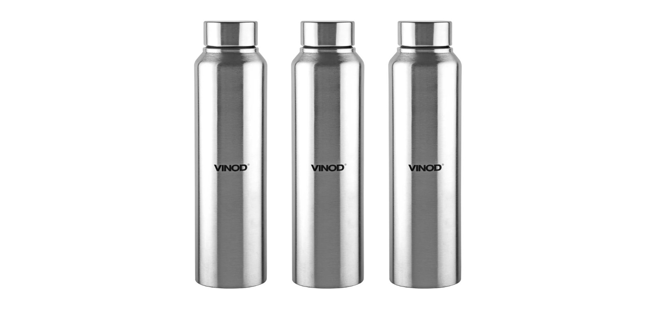 Vinod 3FR 1000ml Single Wall 3 Pieces Frost Bottle