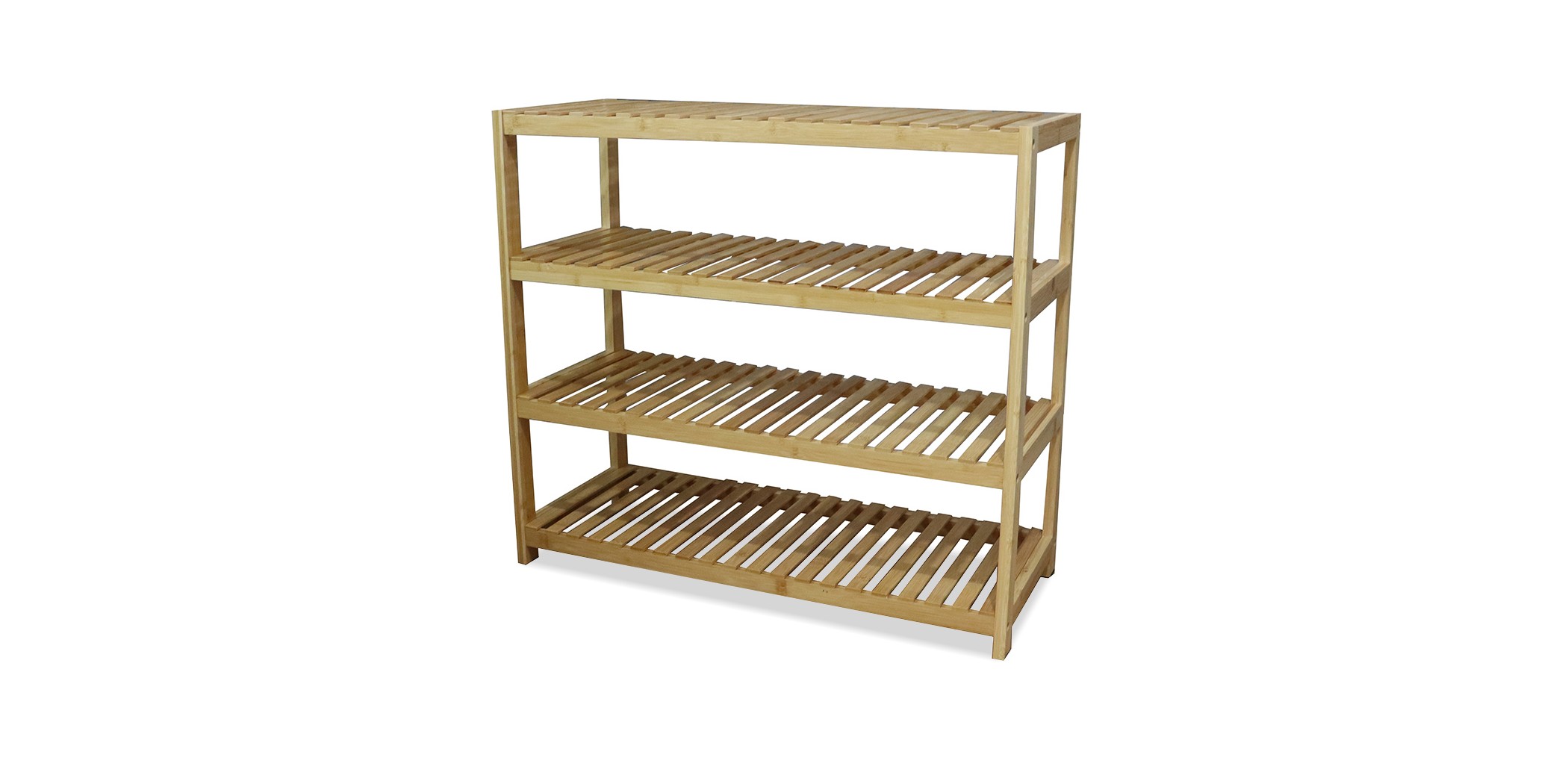 Alaska Bambous Shoe Rack Natural Color