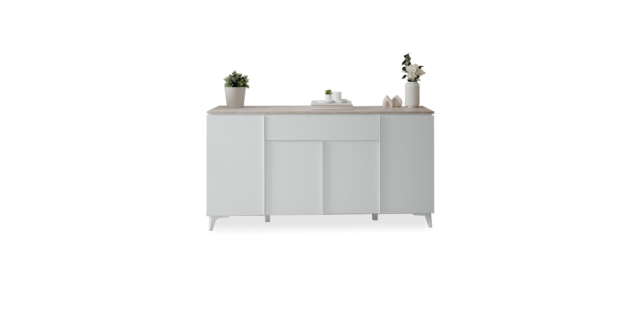 Bertix Sideboard 4 Doors And Drawer Bertix Sideboard 4 Doors And Drawer