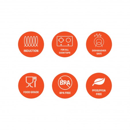 Westinghouse WCCS008515BMBB 15pcs Aluminum Cookware Set