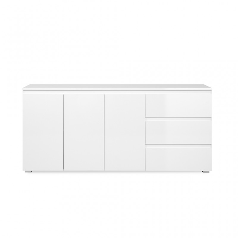 Capetown Sideboard 3Drs And 3Drws White High Gloss Capetown Sideboard 3Drs And 3Drws White High Gloss