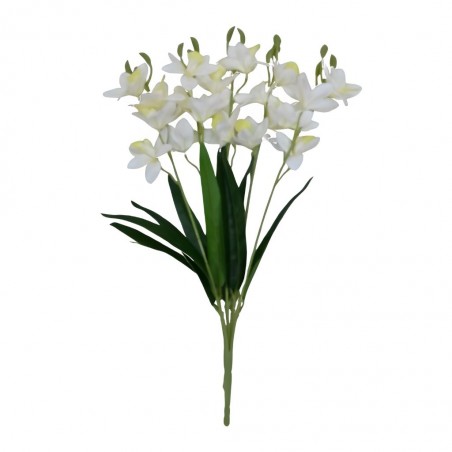 Artificial Flower White 58 cm CM246104