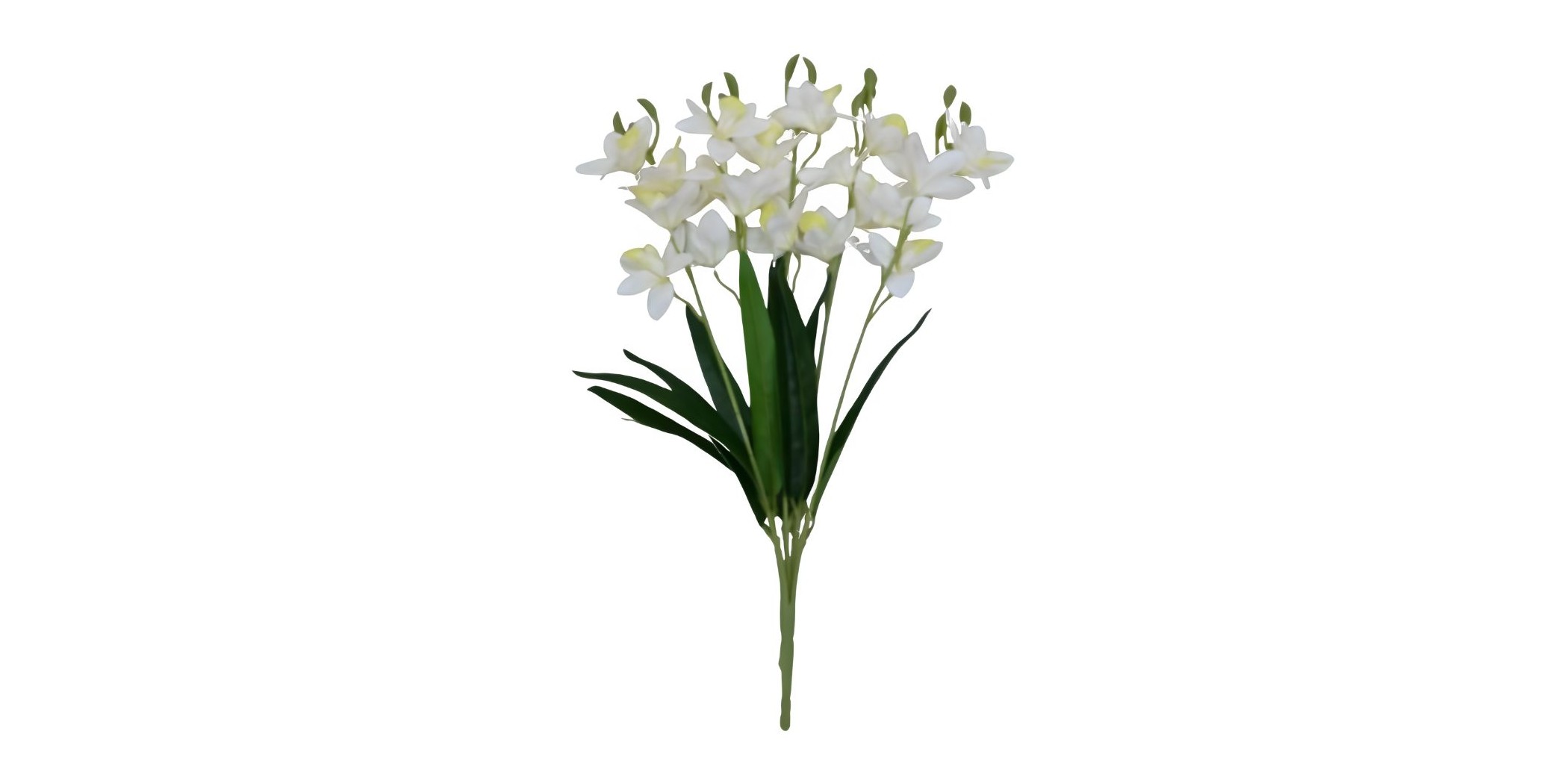Artificial Flower White 58 cm CM246104