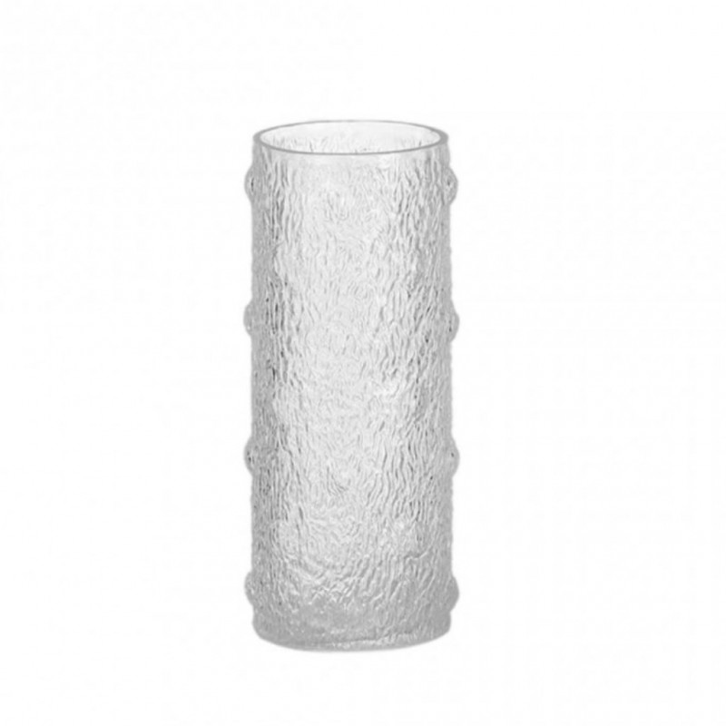 Vase Glass 12x12x30cm Clear Vase Glass 12x12x30cm Clear