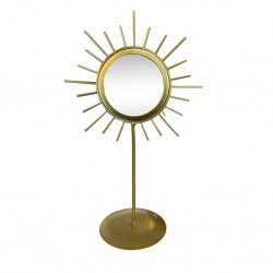 Table Deco Sun With Mirror Gold 20x30 cm