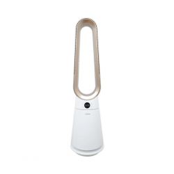 NNIO N6200DCBLFR BLDC Brushless DC Bladeless Fan With Remote, White With Rose Gold 2YW