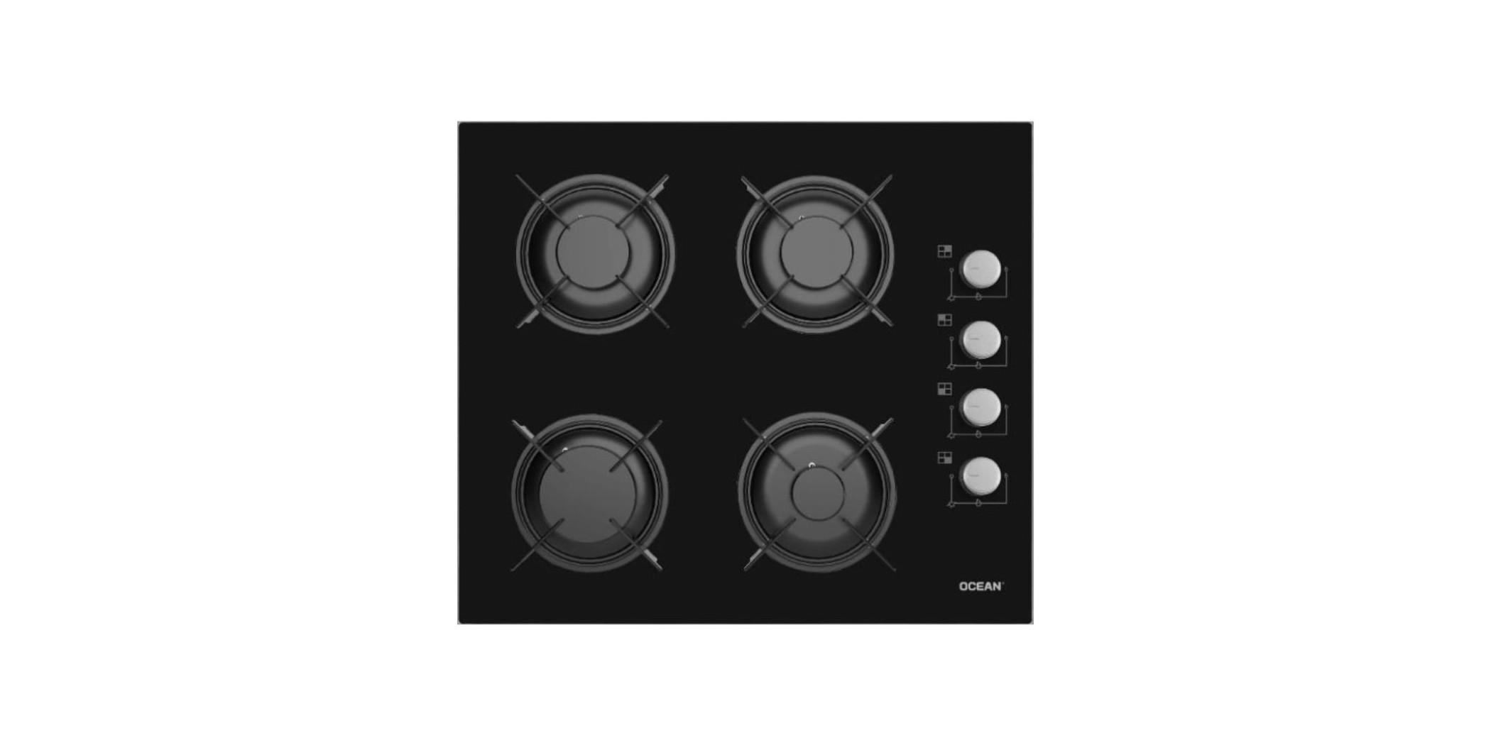 Ocean OHGGR64NPROLSV Built-in Hob