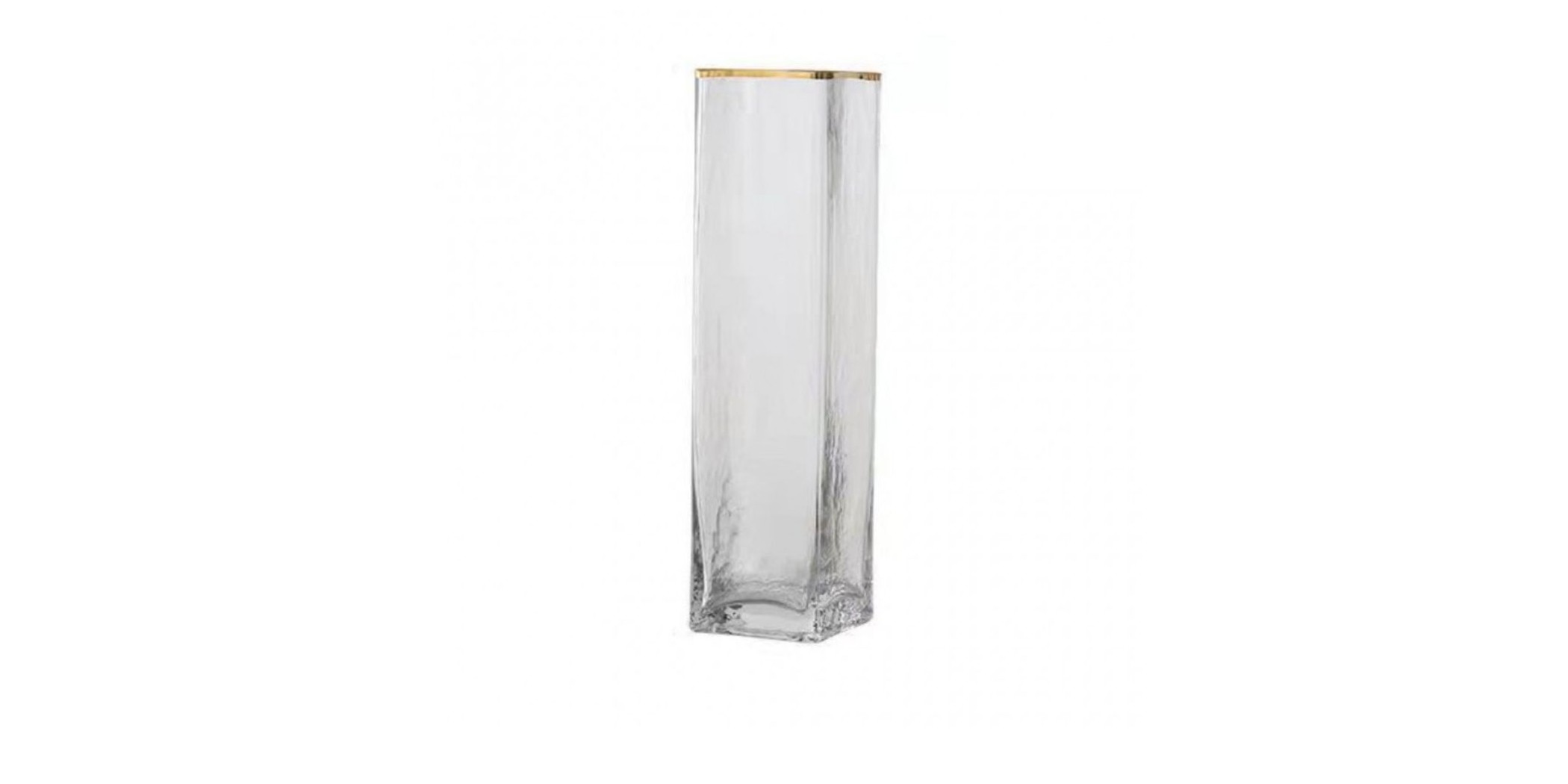 Vase Glass 8x8x30cm