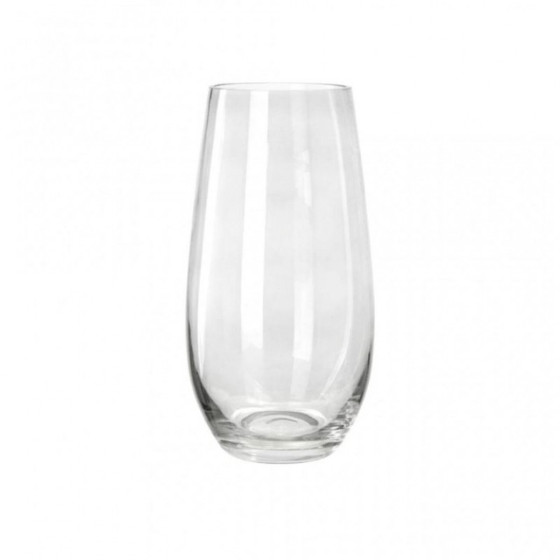 Hurricane Vase Glass 10x10x27cm light blue