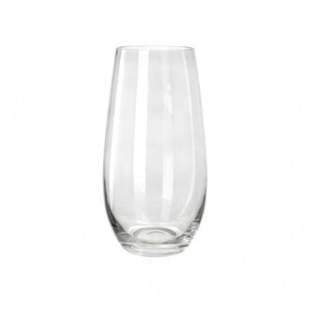 Hurricane Vase Glass 10x10x27cm light blue