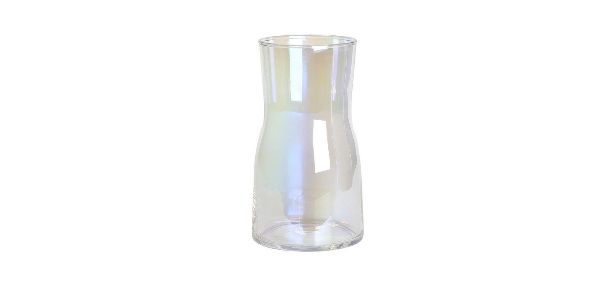 Vase Glass 8x9.5x17cm