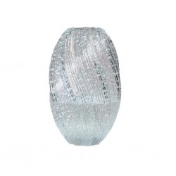Luminous Vase Glass 16x16x27H cm Clear